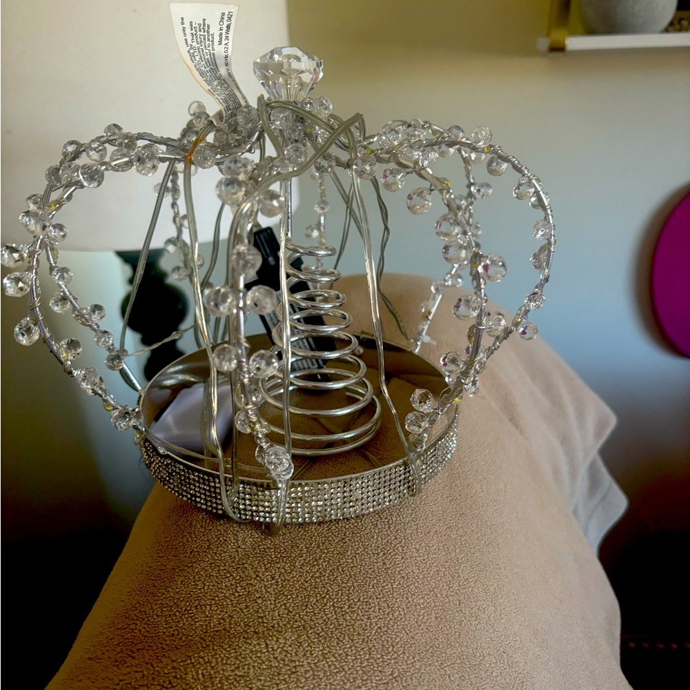 Beautiful Crown Christmas Tree Topper